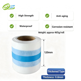 Aoma Waterproof Lap Joint Tape TPE Expansion Joint Overlap Strip Waterproof Sealing Tape for Bathroom Corner Sealing
