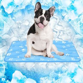 Trending Non-Slip Dog Cooling Mat Washable Arc-Chill Fabric Comfortable Pet Bed for Kennel and Home Use