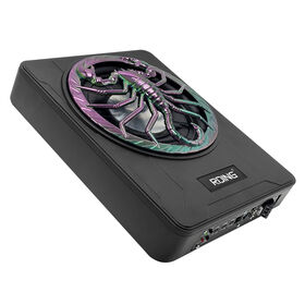Increadible live 8/10 inch subwoofer underseat acoustic boom box with amplifier Class AB/D pure sound Rding New model scorpion