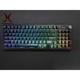 New Arrival 98% Tri-Mode Wireless Membrane Keyboard - TFT Screen, Aluminum Knob, ARGB, 4000mAh Battery, 26 Anti-Ghosting