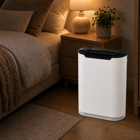 Purificadores de aire HEPA Air Purifier for Home and Office, 200 m3/h CADR, Dust Sensor, Night Mode, 4 Fan Speeds, Timer, Ionizer