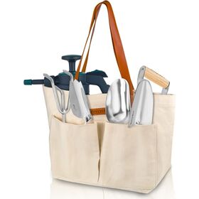 Superior Quality Multi-pocket Garden Tote Heavy-duty Canvas Durable Storage for Indoor and Outdoor Gardening