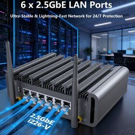 Mini PC Industriel Fanless avec Intel Core i5 Basse Consommation 15W TDP, Triple Affichage, Double LAN, Client Léger pour l'Automatisation de Bureau