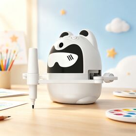 Interactive Educational Sketch Robot with Camera Scan Function Rechargeable Durable ABS Plastic Construction for Kids