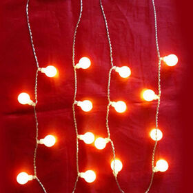 Custom heart-shaped LED light necklace, OEM/ODM is accepted