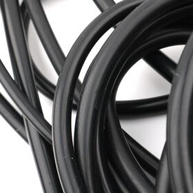 Heat Resistant Thickened Silicone Rubber Hose 3 to 38mm Inner Diameter Black Air Pump Line Flexible Tubing
