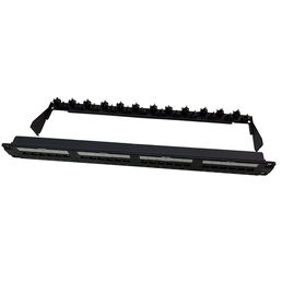 24-Port Network Patch Panel, 19" Rack Mount, UTP WITH LED STATUS INDICATOR CAT6/CAT5E/CAT6A