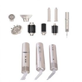 Wholesale All-in-One Hair Styling Tool Kit Including Hair Dryer, Flat Iron, Curling Wand and Styling Comb for Salon & Home Beauty