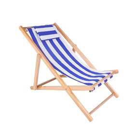 Wholesale Outdoor Camping Leisure Picnic Wooden Beach Chair Pastoral Folding Chair