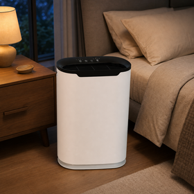 HEPA Air Purifier for Bedroom and Office, 180 m3/h CADR, 3-Stage Filtration, Sleep Mode, 3 Fan Speeds and 8H Timer