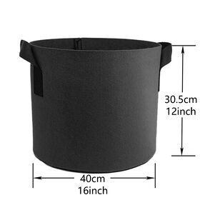 Durable Non-Woven Planting Bags Equipped with Dual Handles, Professional Grow Bags for Brazilian Commercial berry Plantations