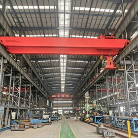 Single Girder Overhead Crane with Electric Hoist for Workshop Lifting