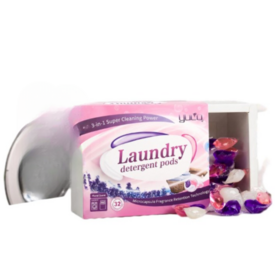 Hot Eco-friendly Pods Laundry Floral Scent Bead Laundry Wash Detergent Capsules