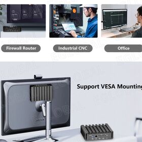 In-tel Core I5 Low Power Dual LAN Kiosk Thin Client Office Automation Eglobal New Desktop Fanless Industrial Mini PC