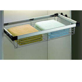 Professional Wire Interior Wardrobe Organizer Sliding Pull Out Drawer Baskets