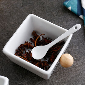 Wholesale Hot Sale 10cm Seasoning Cute Short Handle Household Mixing Coffee Soup Spoon