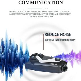 TOUCARE T50 Helmet Bluetooth Intercom 3 people team up for stable anti-interference suitable for cycling use