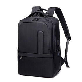Elegant Wear-resistant USB Charging Business Laptop Backpack, Expandable Computer Backpack for Office Commute & Business Travel