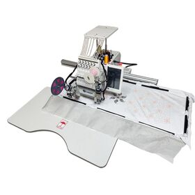 Industrial Computerized Embroidery Machine with Motor and Pump 500x1200mm Embroidery Area for Hats T-Shirts Home Use