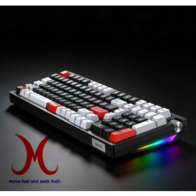 Wholesale 98% Wired Mechanical Keyboard-Optical Switch, IP68 & Dustproof, Aluminum Knob, RGB, Double Shot ABS Keycaps, Full Anti