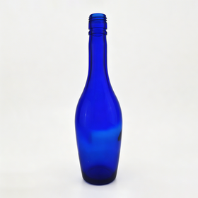 500ml Sleek Cobalt Blue Glass Liquor Bottle for Craft Wine, Infused Spirit Wholesale Packaging