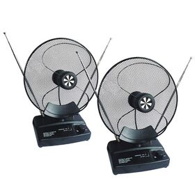 Antenne TV satellite rotative d'intérieur haute performance avec amplificateur, télécommandée, vente directe d'usine
