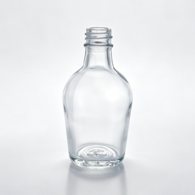 50ml Mini Clear Glass Liquor Bottle for Spirit, Liqueur, Whiskey, Beverage Gift Sampling Packaging