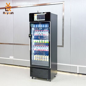 AI Smart Vending Machine Solution with Smart Sensors Refrigerated Automatic Drink and Snack Smart Fridge Vending Machine
