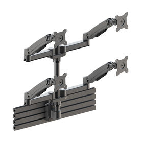 Four Screen Synchronous Adjustment Desktop Computer Monitor Support Bracket