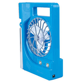 Rechargeable Outdoor Emergency Fans & LED Light with USB Socket
