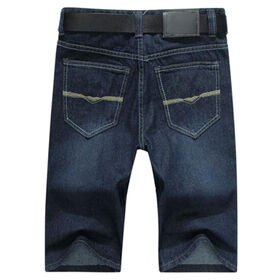 casual fashion denim short pants for adult men