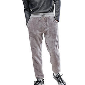 OEM Men's Clothing Active Sportwear Casual Retro Fleece Jogger Pants