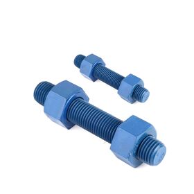 Stainless Steel SS304 316 Xylan PTFE 1070 ASTM A193 B7 B8 DIN975 DIN976 Stud Bolts Threaded Rods for Subsea Gas Life Pipespool