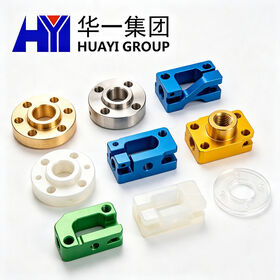 Transparent Clear Plastic CNC Machined Parts Brass Stainless Steel Aluminum Titanium Alloy Components