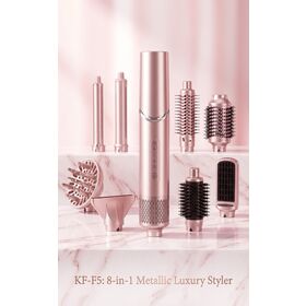 Wholesale All-in-One Hair Styling Kit with Dryer, Straightener, Curler and Comb for Daily Home Use
