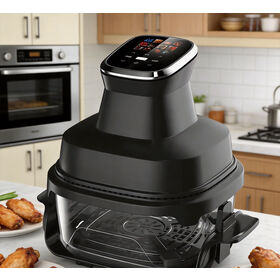 Air Fryer Modern Square Glass Electric 6L Non-Stick Dishwasher Safe Digital Control Overheat Oil-Free Household 2026