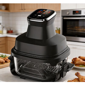 Portable 6L Glass Lunch Box Material Multi-functional 4 Liter Healthy Digital Air Fryer