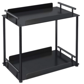 Premium Double Layer Durable Countertop Multifunction Drainage Household Spice Dish Bowl Kitchen Storage Rack