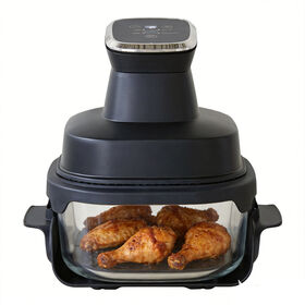 1500W Hot Selling Household Portable Multi-functional Smart Digital Touch Control 4L Glass Bowl Air Fryer POT