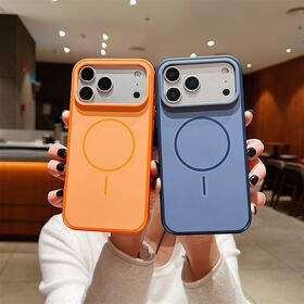 New Style Mobile Phone Case Shockproof Phone Case Cover Two-in-one color-blocked Magnetic Phone Case Skin Touch Phone Case