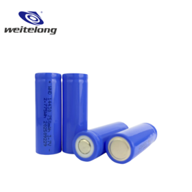 OEM ODM Lithium Battery Manufacturer 3.7V 14430 750mAh High Capacity Rechargeable Li-ion Cells for Electric Shaver & Hair Clipper