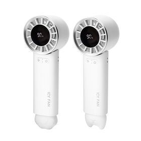 rechargeable foldable handheld fans with ambient night lights