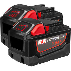 Replacement 18V 9Ah Power Tool Battery for Milwaukee M18 with Li-ion Cells
