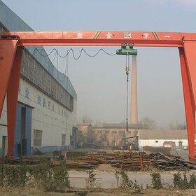 Competitive Price Indoor Outdoor Rail Mounted Single Girder Mobile Gantry Crane 12ton 15ton 16ton MH
