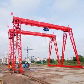 Factory direct sales Container Porttal Overhead Gantry Cranes Single Double Girder Gantry Crane of Electric Harbor Winch