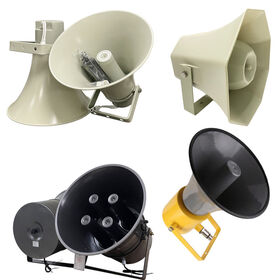 long-distance outdoor horn-shaped sound projectors