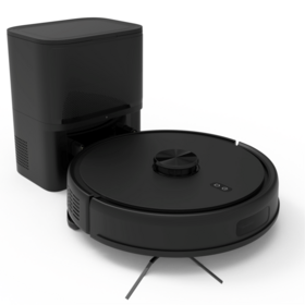 Intelligent Auto Empty Robot Vacuum Cleaner LDS SLAM Navigation ABS Plastic Long Battery Life App Control Sweeping and Mopping