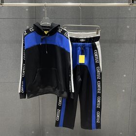 2026 Fall Fleece streetwear tracksuit men Designer pullover hoodie wide leg sweatpants two piece set