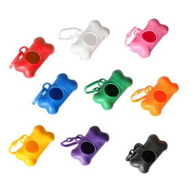 Bone Shape Custom Poop Bag Dispenser Pet Dog Poop Bag Holder Dog Waste Bag Dispenser for Pet Owners