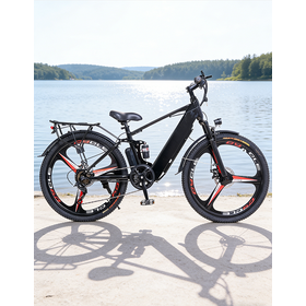 36V350W Seven Speed Dual Disc Brake Urban Lithium Electric Bicycle